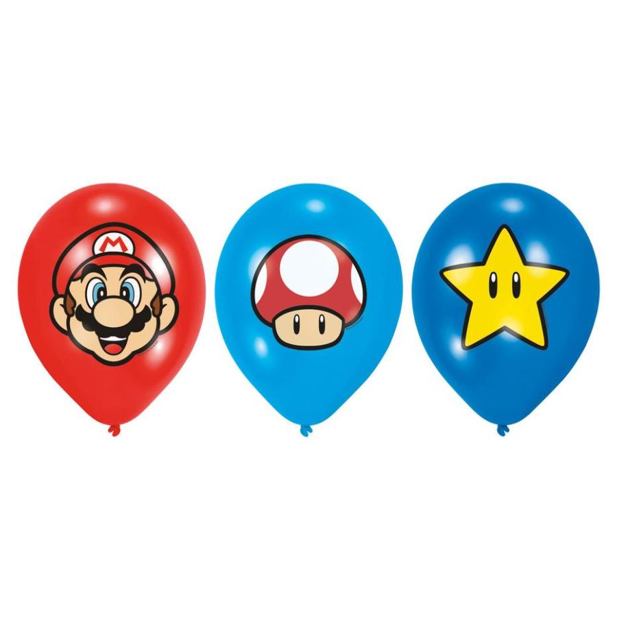 Ballonger 11" Super Mario 6-Pack