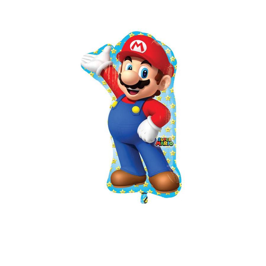 Folieballong Super Mario 55 x 83 cm