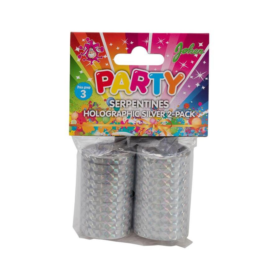 Serpentin Holografisk Silver 2-Pack