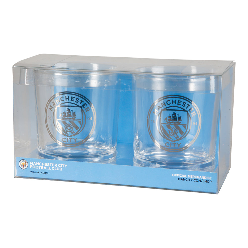 Whiskyglas Manchester City 2-Pack
