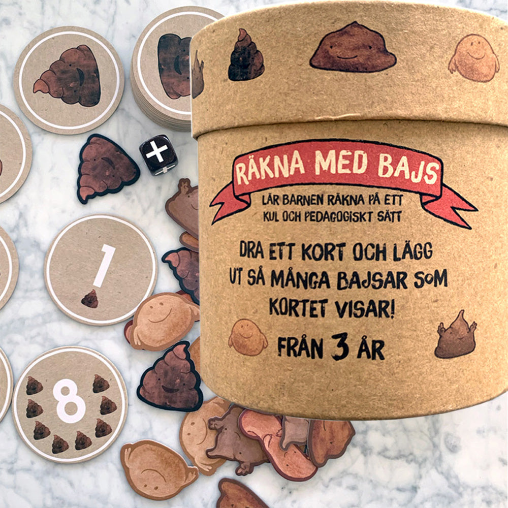 Barnspel Räkna med Bajs