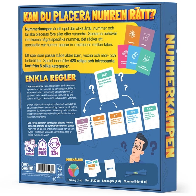 Familjespel Nummerkampen