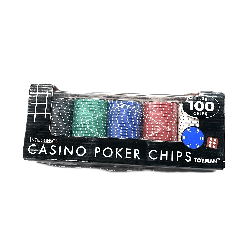 Pokermarker med förvaringslåda