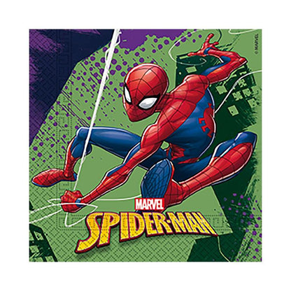 Kalaspaket Tema Spider-Man 8-Pack | Muggar, Tallrikar, Servetter & Partyhattar