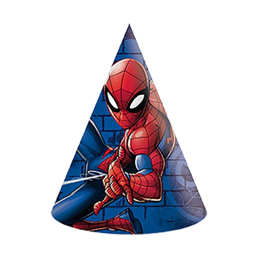 Kalaspaket Tema Spider-Man 8-Pack | Muggar, Tallrikar, Servetter & Partyhattar