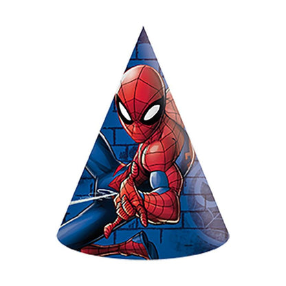 Kalaspaket Tema Spider-Man 8-Pack | Muggar, Tallrikar, Servetter & Partyhattar