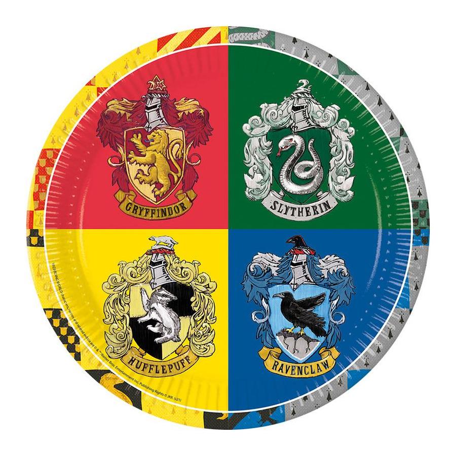 Kalaspaket Tema Harry Potter 8-Pack | Muggar, Tallrikar, Servetter & Ballonger