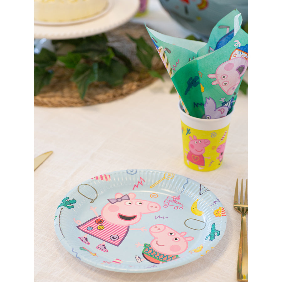 Papperstallrik Peppa Pig 23 cm 8-Pack