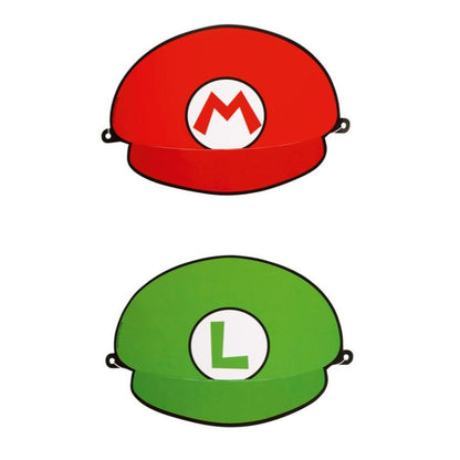 Kalaspaket Tema Super Mario 8-Pack | Muggar, Tallrikar, Servetter & Partyhattar