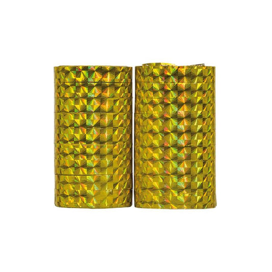 Serpentin Holografisk Guld 2-Pack