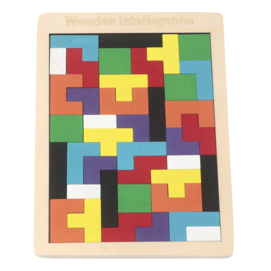 Barnpussel Wooden Tangram Math