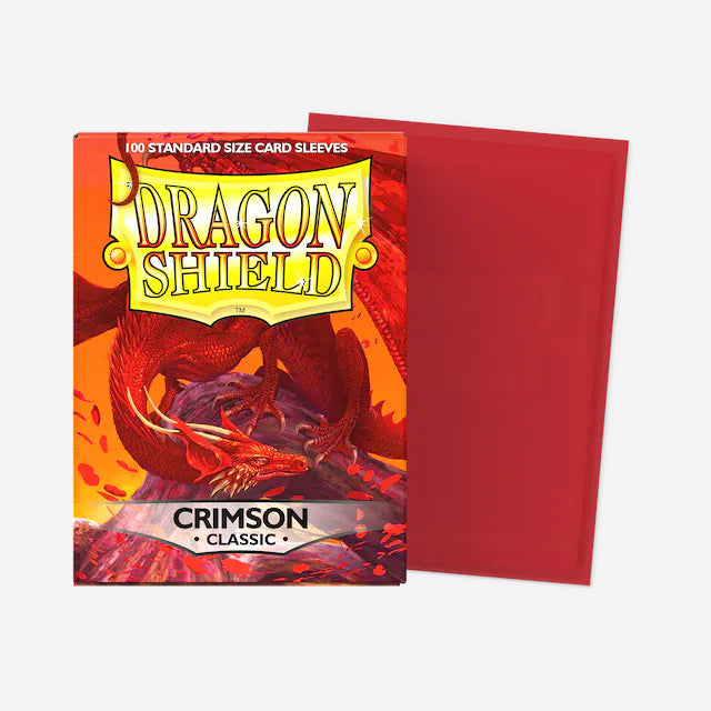 Dragon Shield Classic Crimson Sleeves 100-Pack