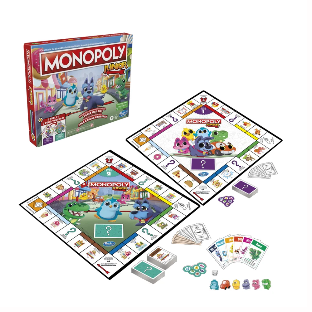 Monopoly Junior 2in1 (SE/FI)