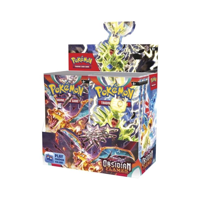 Pokémon Scarlet & Violet 3 Obsidian Flame Display