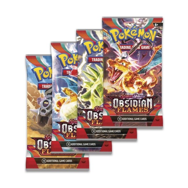 Pokémon Scarlet & Violet 3 Obsidian Flame Display