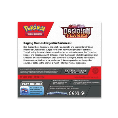 Pokémon Scarlet & Violet 3 Obsidian Flame Display