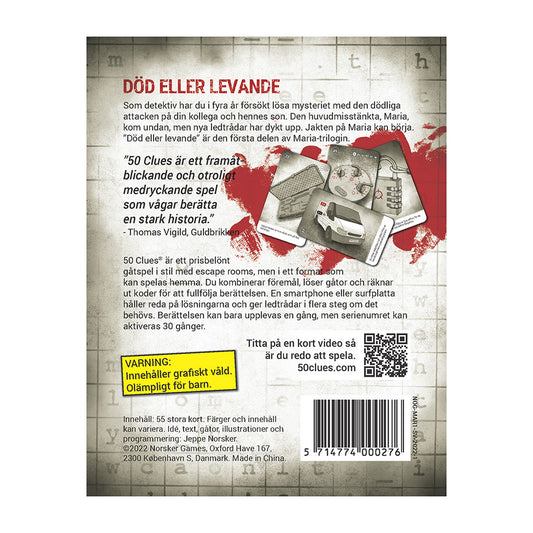 50 Clues - Maria-trilogin 1 - Död eller levande (SE)