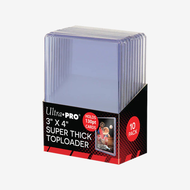 Super Thick Toploader 3"x4" 10-Pack