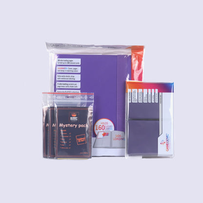 Värdepaket HP Mystery Pack med Pärm och Plastfickor Lila