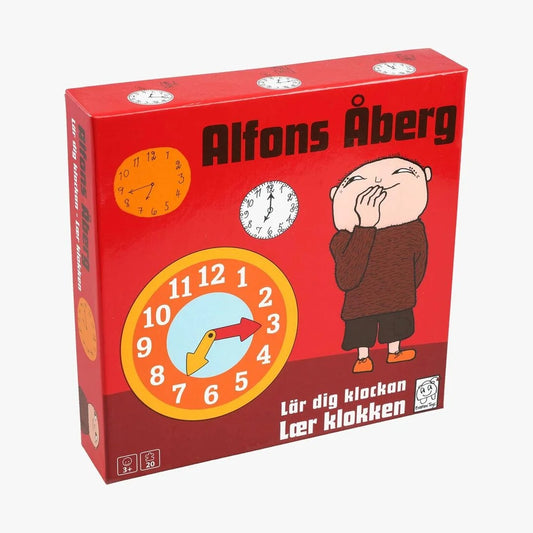 Barnspel Alfons Åberg Lär dig klockan
