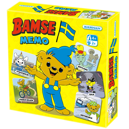 Barnspel Bamse Memo