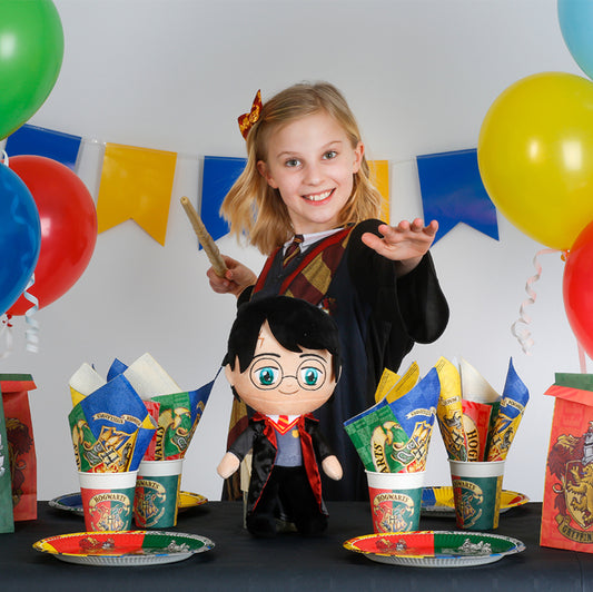 Kalaspaket Tema Harry Potter 8-Pack | Muggar, Tallrikar, Servetter & Ballonger