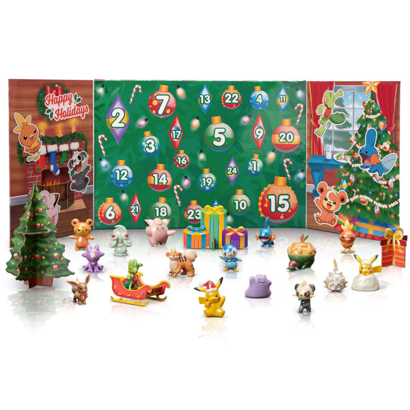 Pokémon Adventskalender med Samlarfigurer