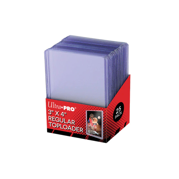 Toploader 3x4" 25ct Clear Regular